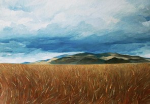 Lia Aminov Wheatfield 3, 50x35 cm, 2018.jpg