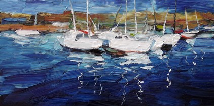 Lia Aminov Boats, 20x40 cm, 2015.jpg